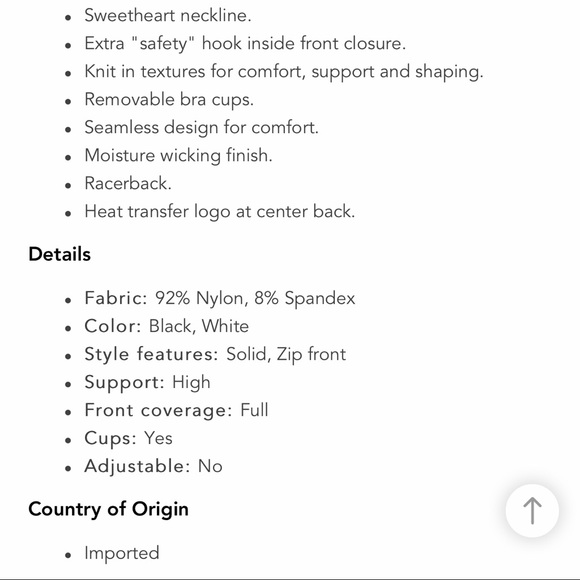 Danskin Zip Front High Impact Seamless Sports Bra - Picture 6 of 6